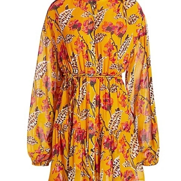 NWT A.L.C. Jen dress in yellow - Picture 5 of 5